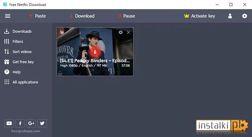 Netflix pobieranie filmów