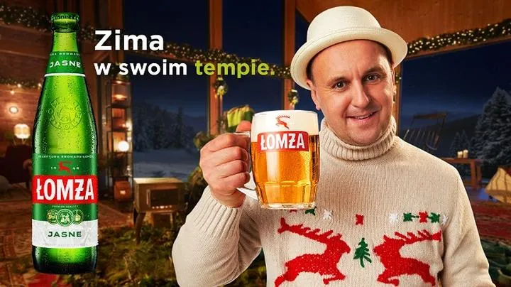 Reklama piwa Łomża
