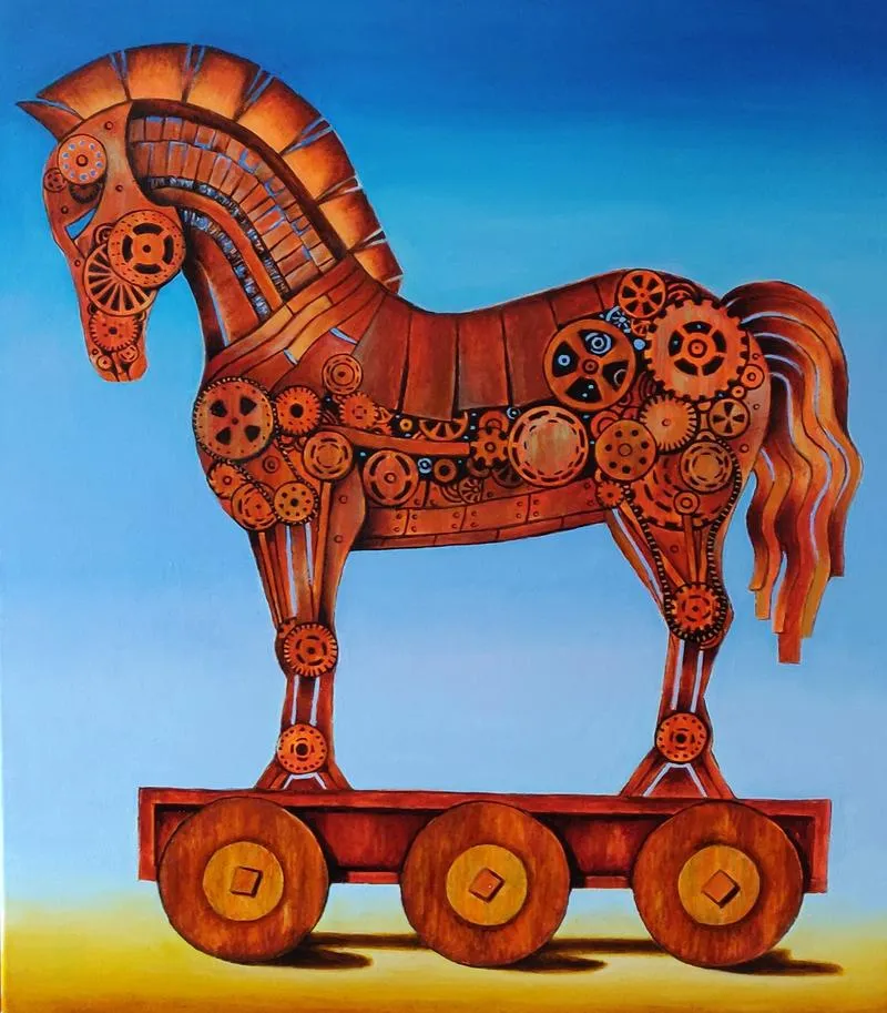 Symbolika konia trojańskiego w filmach