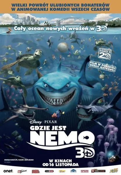 Znalezienie filmu Gdzie jest Nemo